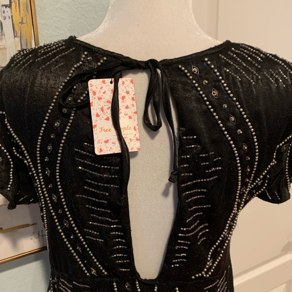 FREE PEOPLE Shine Like the Stars Beaded Dress NWT - Picture 7 of 11